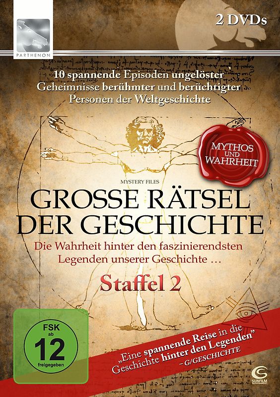 Große Rätsel der Geschichte - Mythos und Wahrheit - Staffel 2 [2 DVDs] DVD