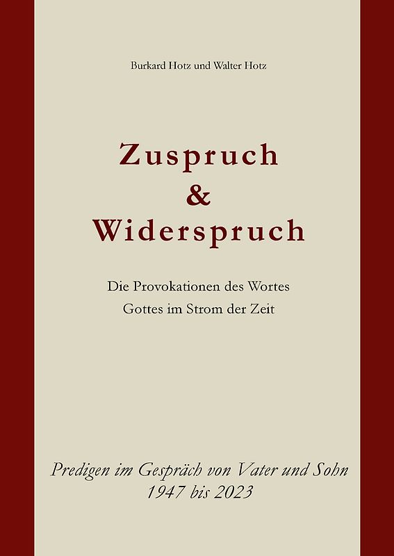 Zuspruch und Widerspruch