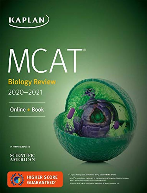 MCAT Biology Review 2020-2021: Online + Book (Kaplan Test Prep)