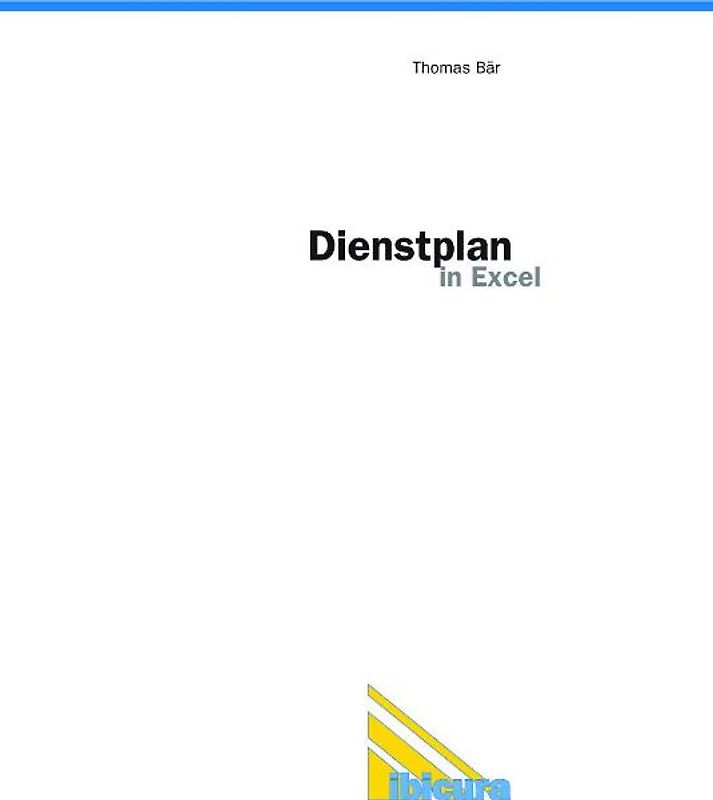 Dienstplan in Excel