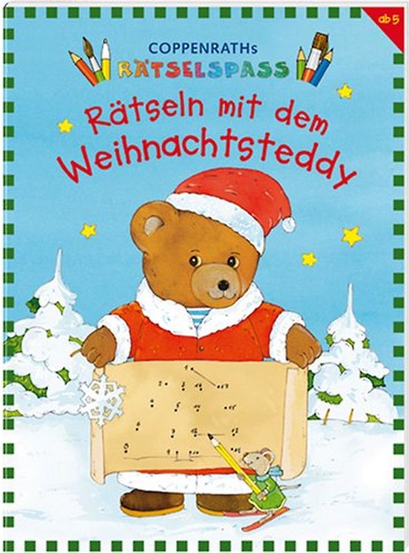 Rätseln mit dem Weihnachtsteddy