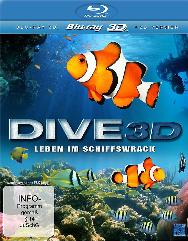Dive - Leben im Schiffswrack (Blu-ray 3D) 3D Blu-ray Disc