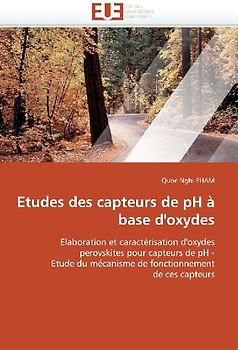 Etudes des capteurs de pH à base d''oxydes