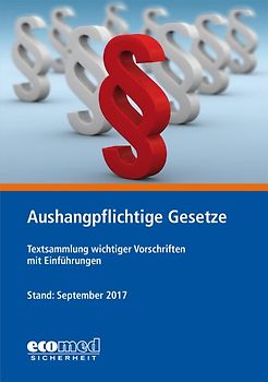 Aushangpflichtige Gesetze