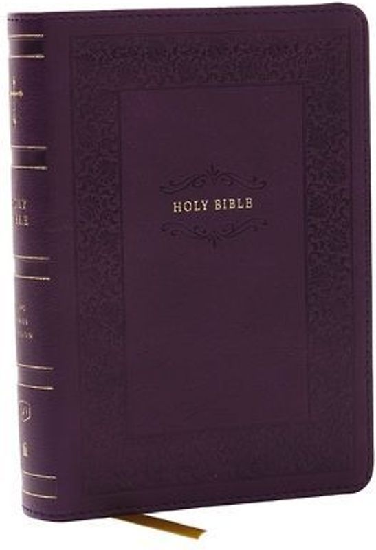 KJV Holy Bible: Compact with 43,000 Cross References, Purple Leathersoft, Red Letter, Comfort Print: King James Version