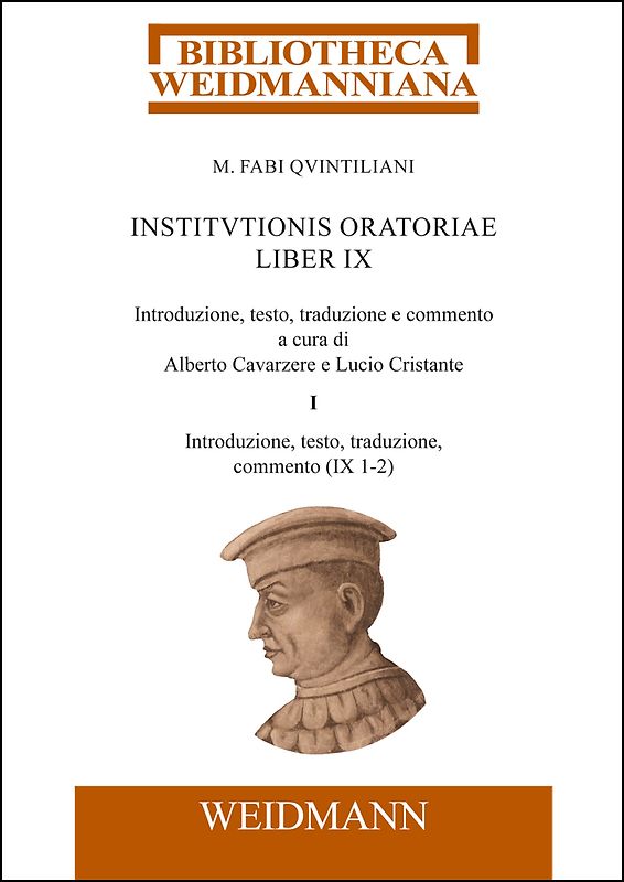 M. Fabi Quintiliani Institutionis oratoriae liber IX
