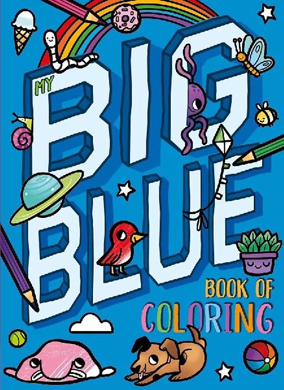 My Big Blue Book of Coloring