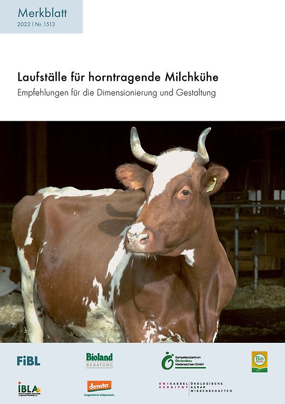 Laufställe für horntragende Milchkühe