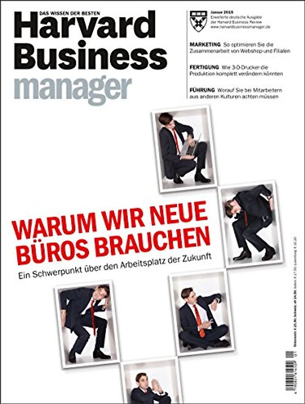 Harvard Business Manager 1/2015: Warum wir neue Büros brauchen