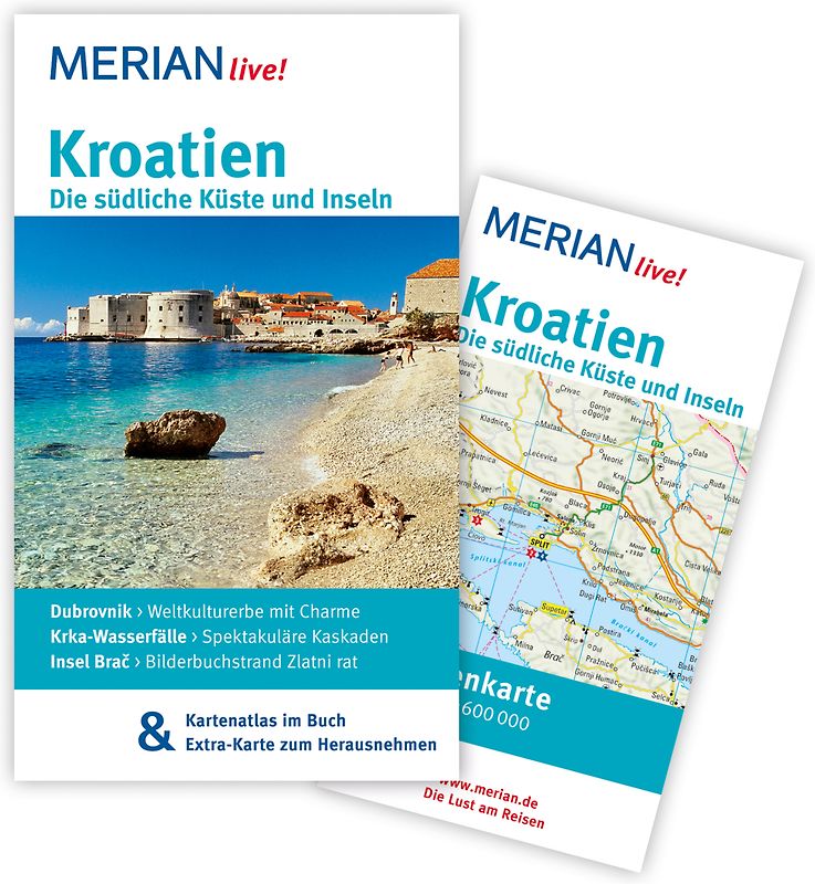 MERIAN live! Reiseführer Kroatien Die südliche Küste und Inseln