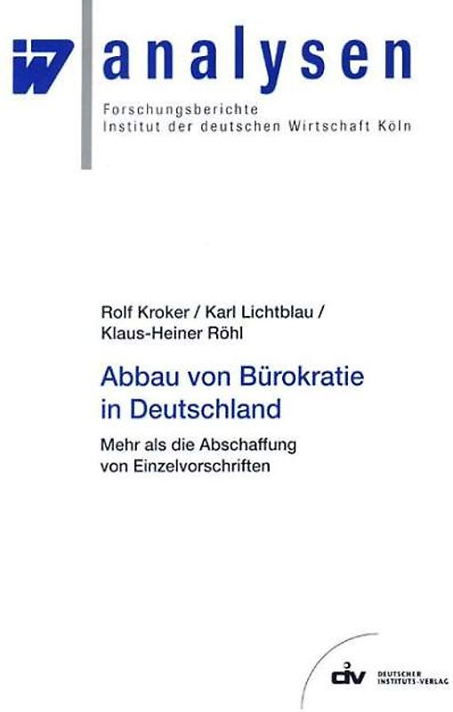 Abbau von Bürokratie in Deutschland