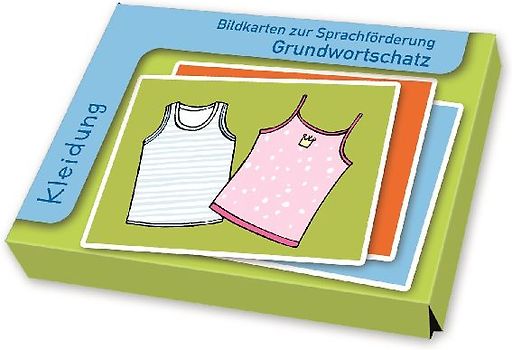 Bildkarten zur Sprachförderung: Kleidung
