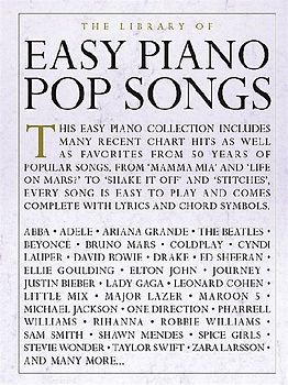 The Library Of Easy Piano Pop Songs