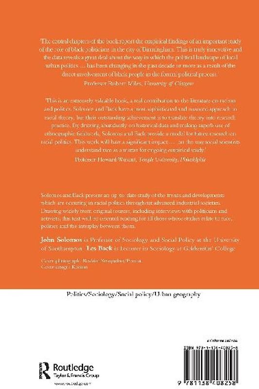 Race, Politics and Social Change