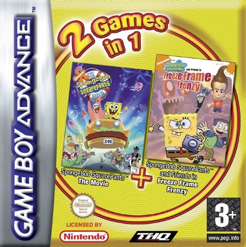 SpongeBob Squarpants: The Movie + SpongeBob Squarpants & Friends: Freeze Frame Frenzy [UK Import] Nintendo Game Boy Advance