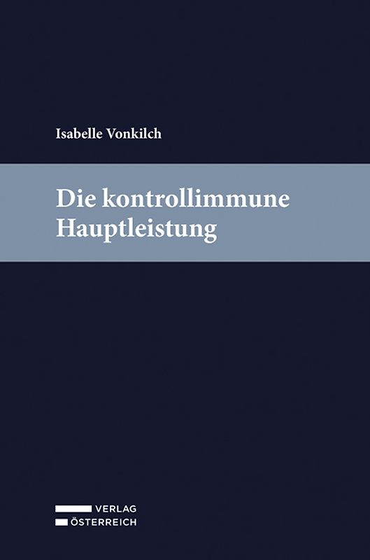 Die kontrollimmune Hauptleistung