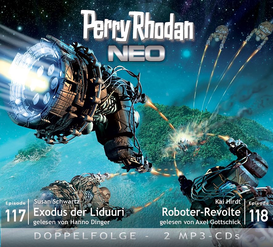 Perry Rhodan NEO MP3 Doppel-CD Folgen 117 + 118
