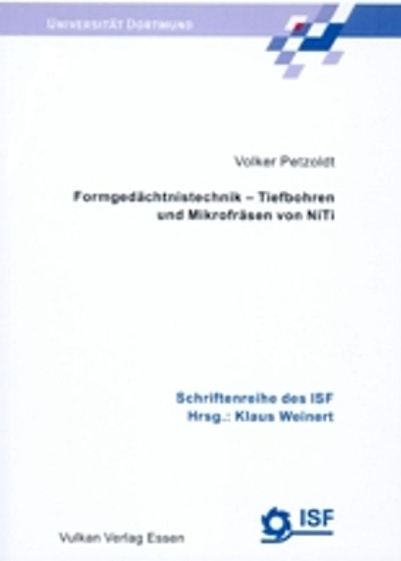 Formgedächtnistechnik - Tiefbohren und Mikrofräsen von NiTi
