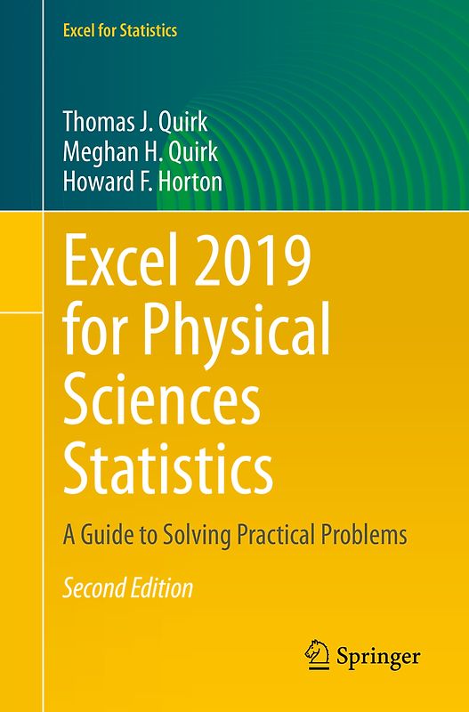 Excel 2019 for Physical Sciences Statistics