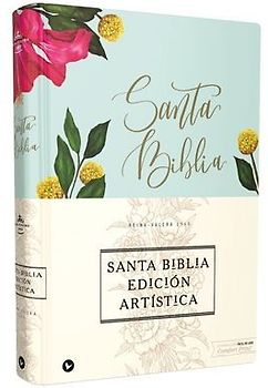 Rvr60, Santa Biblia, Edición Artística, Tapa Dura/Tela, Floral, Arte Con Bordes Dorados, Palabras de Jesús En Rojo, Comfort Print