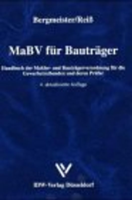 MaBV für Bauträger