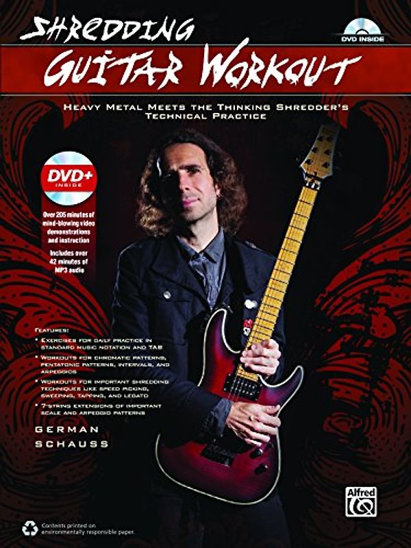 Shredding Guitar Workout: Heavy Metal Meets the Thinking Shredder's Technical Practice, Book & DVD (Shredding Styles) - Schauss, German
