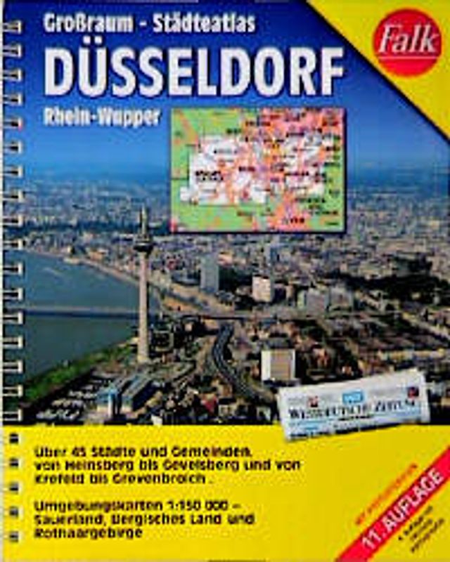Düsseldorf /Rhein-Wupper Städteatlas