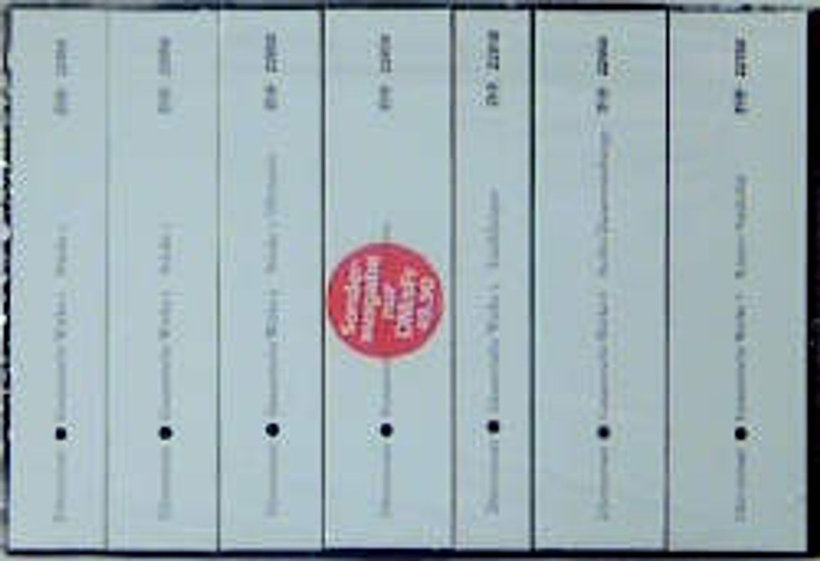 Gesammelte Werke. Band 1: Stücke. Band 2: Stücke. Band 3: Stücke und Hörspiele. Band 4: Romane. Band 5 Erzählungen. Band 6: Stoffe, Gedankenfuge, Zusammenhänge. Band 7: Essays und Gedichte /Chronik und Inhaltsübersicht