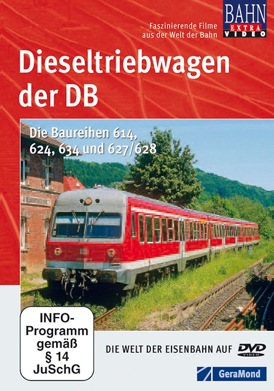 Dieseltriebwagen der DB - Die Baureihen 624, 634 und 627/628 DVD