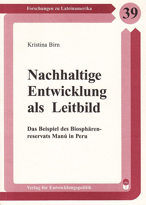 Nachhaltige Entwicklung als Leitbild