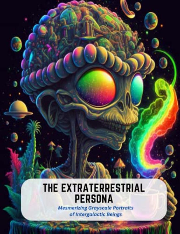 The Extraterrestrial Persona: Mesmerizing Grayscale Portraits of Intergalactic Beings
