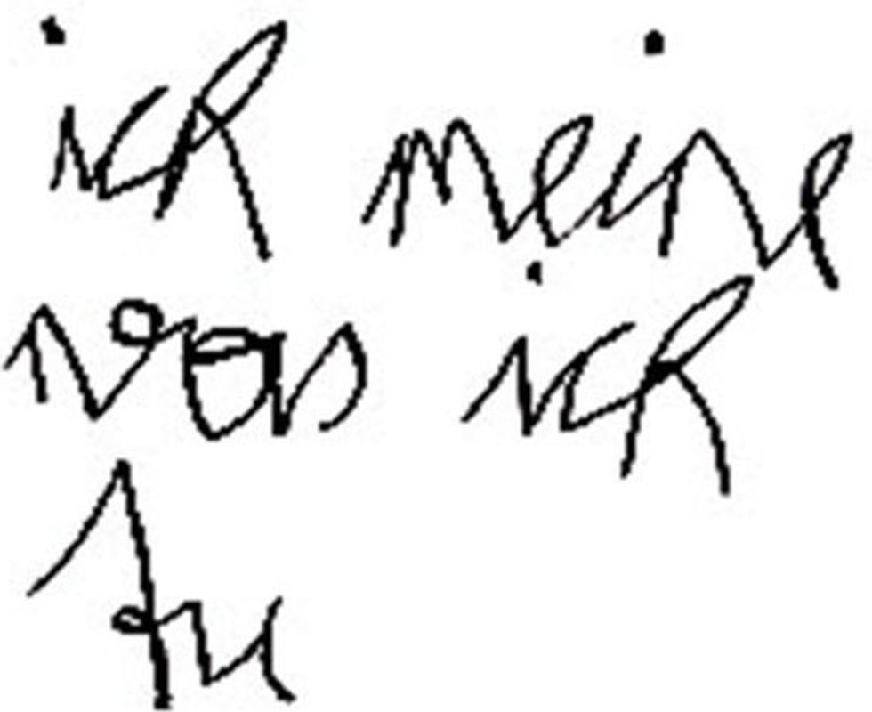 Ich meine was ich tu