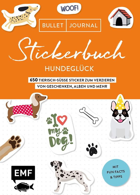 Bullet Journal Stickerbuch – Hundeglück