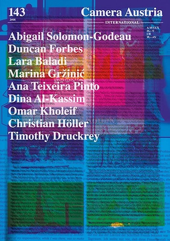 Camera Austria International 143/ 2018