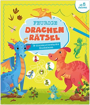 Feurige Drachen Rätsel & dinosaurierstarke Knobelein