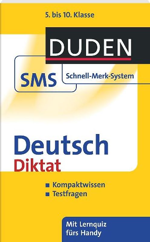 SMS Deutsch - Diktat 5.-10. Klasse