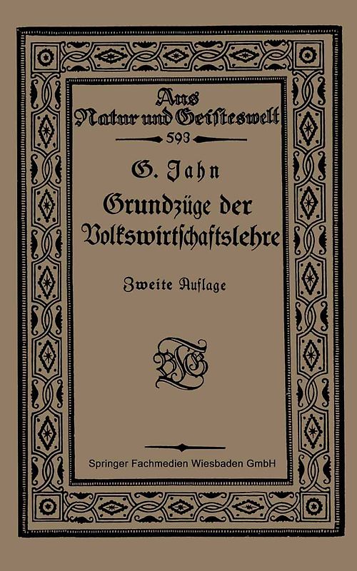 Grundzüge der Volkswirtschaftslehre