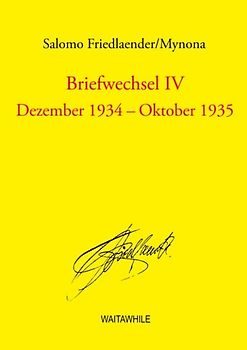 Briefwechsel IV