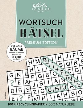 Wortsuchrätsel I Premium Edition I hochwertiger Knobelspaß von Pen2Nature