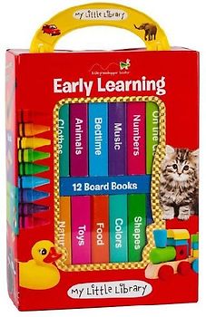 My Little Library: Early Learning - First Words (12 Board Books)