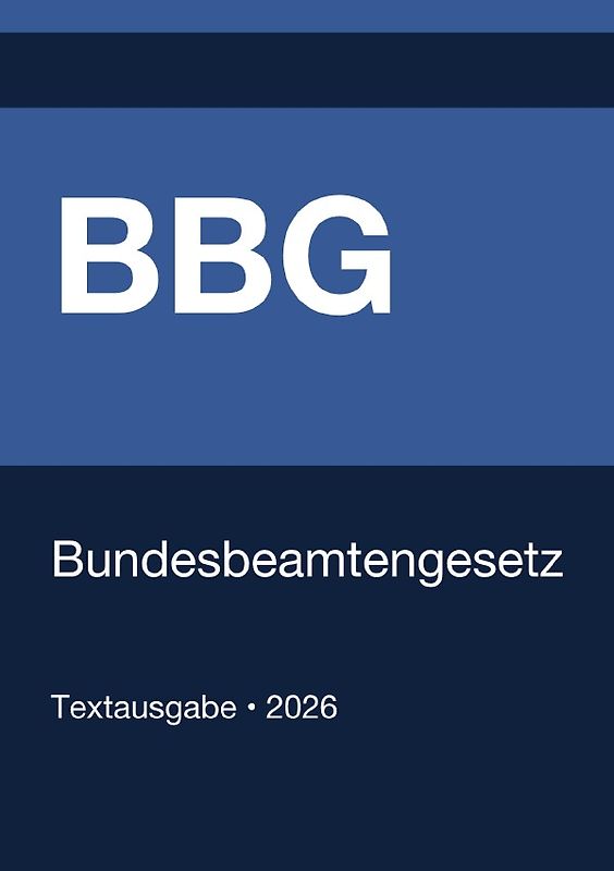 BBG - Bundesbeamtengesetz (Deutschland) 2026