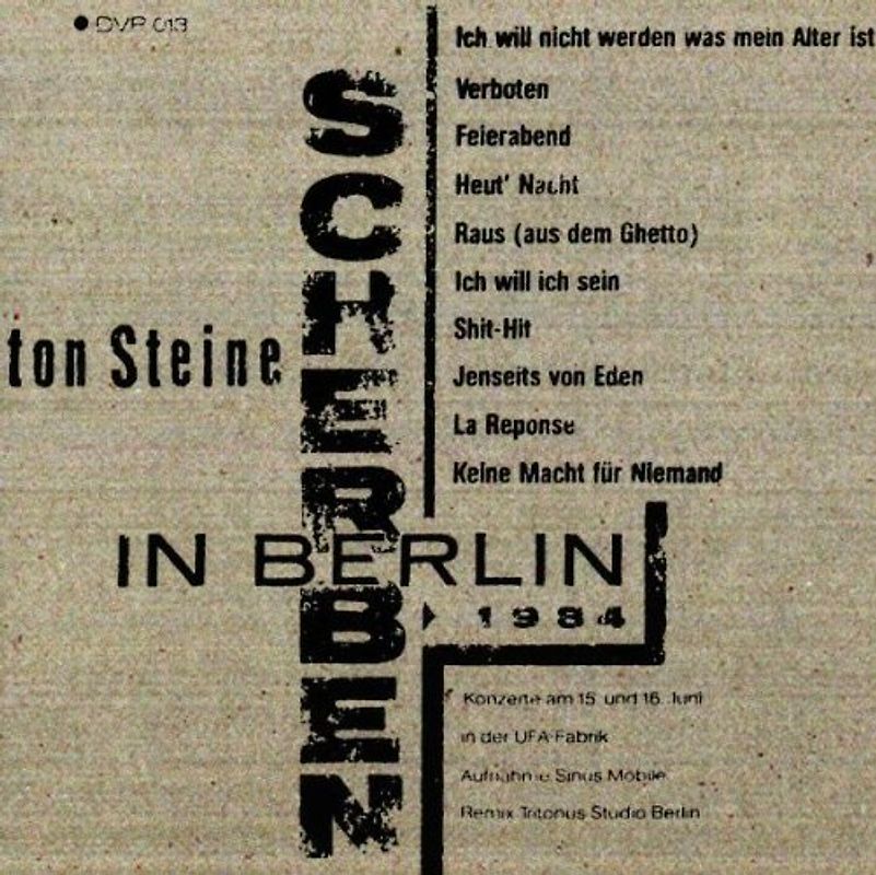 Ton Steine Scherben - In Berlin 1984
