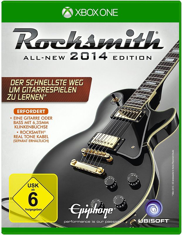 Rocksmith: All New 2014 Edition [ohne Gitarre & ohne Tone Kabel] Xbox One