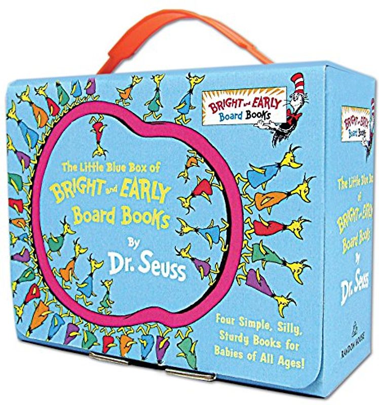 The Little Blue Box of Bright and Early Board Books by Dr. Seuss: Hop on Pop; Oh, the Thinks You Can Think!; Ten Apples Up On Top!; The Shape of Me and Other Stuff (Bright & Early Board Books(TM))