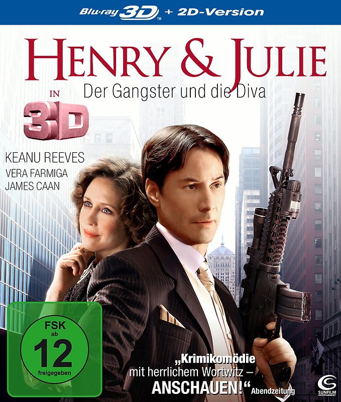 Henry & Julie - Der Gangster und die Diva [3D Blu-ray + 2D Version] 3D Blu-ray Disc
