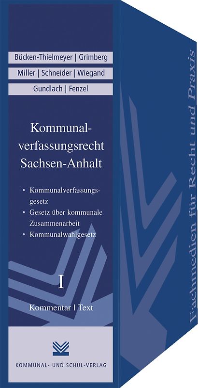 Kommunalverfassungsrecht Sachsen-Anhalt