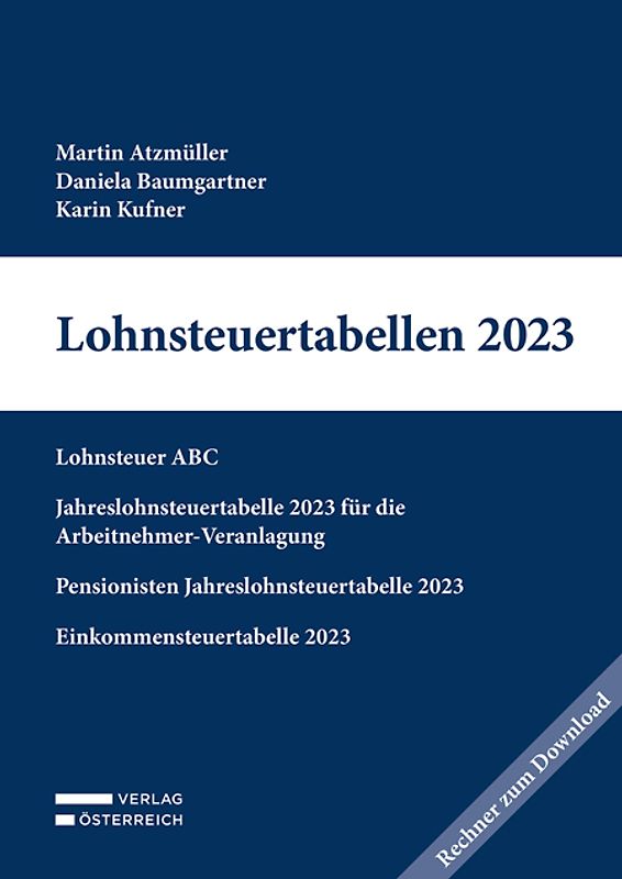 Lohnsteuertabellen 2023