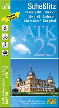 ATK25-D09 Scheßlitz (Amtliche Topographische Karte 1:25000)