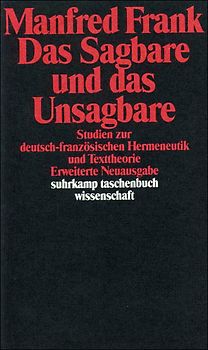 Das Sagbare und das Unsagbare