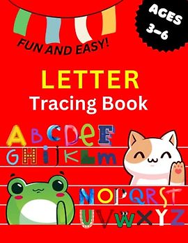 Letter Tracing Book: Fun and Easy! | Coloring Pages and Sight Words Tracking